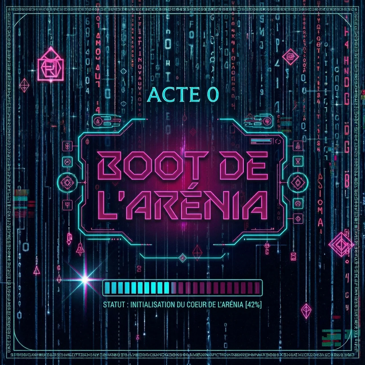 Pochette de l'album Boot de l'Arénia - Visuel Cyber Gaming