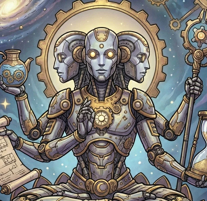 Avatar de cyber gaming circulaire du dieu de l'Arénia BRAHMA
