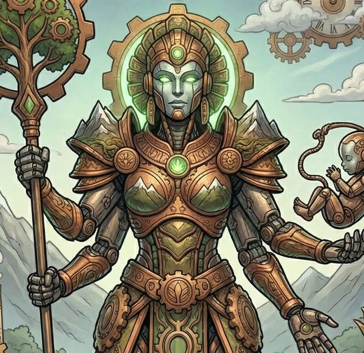 Avatar de cyber gaming circulaire de la déesse de l'Arénia NINHURSAG